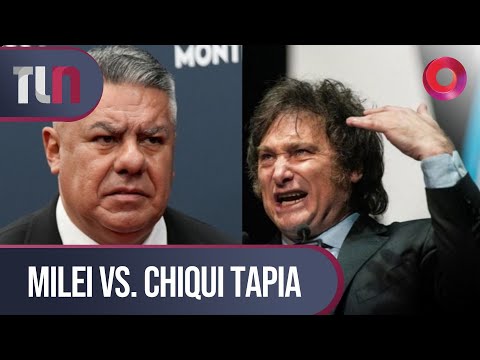 #TelenueveCentral  | Milei Vs. Chiqui Tapia.