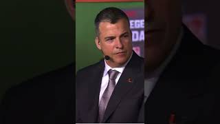 University of  Miami Coach Mario Cristobal takes shot at former Alabama coach Nick Saban #football