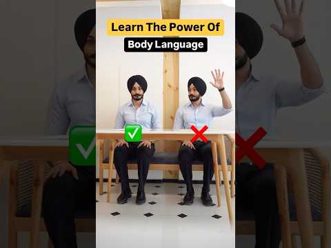 Learn the power of body language (Look confident & dominating)