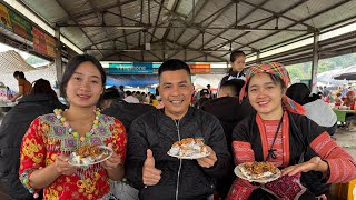 BẤT NGỜ GẶP ÁI MÍ VÀ YẾN BẾP TRÊN BẢN TẠI CHỢ PHIÊN SAN THÀNG LAI CHÂU