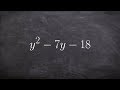 Diamond Method in Factoring Trinomials