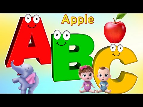 Alphabet song for toddlers | ABC phonics song | A for Apple | ABC Song #abcd