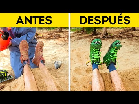 ¡IMPRESIONANTE! ¡Todos con ESTOS diseños de zapatos DIY!