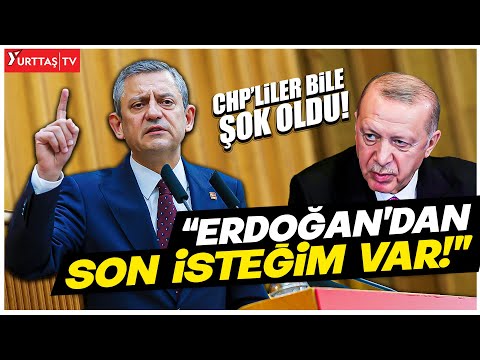 Özgür Özel Erdoğan'dan Son İsteğini Açıkladı! Salonda Alkışlar Koptu! Tarihi Konuşma!