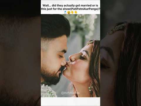Did Hina & Rocky get married just for the show??💍😮 #hinakhan #husbandwife #shorts #viral #trending