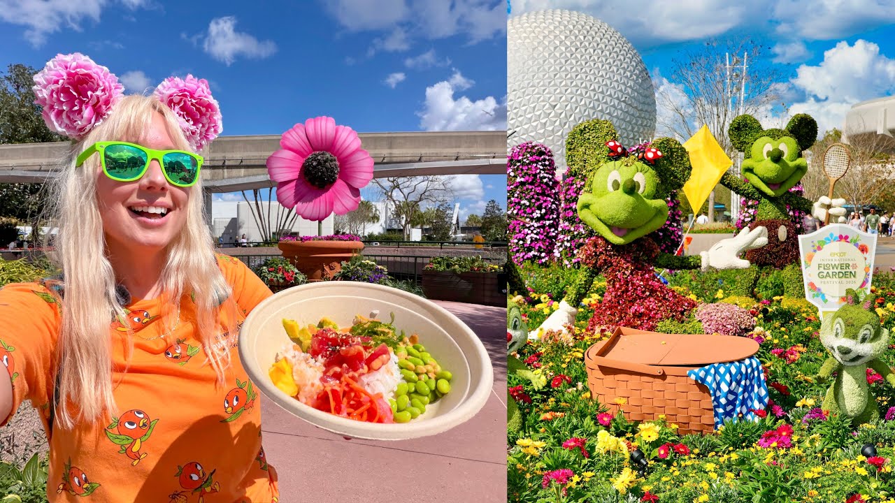 EPCOT Flower & Garden Festival 2026! NEW FOOD & Drinks, New Merch, CommuniCore Hall & FULL TOUR