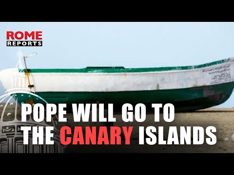 Why does Pope Francis want to travel to the Canary Islands?