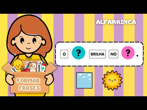 Atividade para crianças: Formar frases - Vídeo educativo