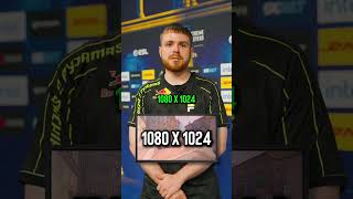 Checking what res the pros play