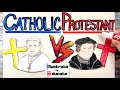 Catholicism vs Protestantism Concepts