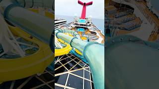 We knew the waterslide would get him 🤭 #Carnivalcruise #CarnivalIsCalling #shorts