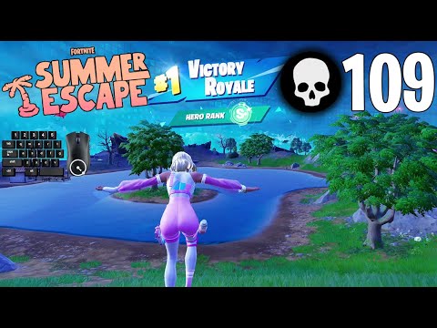 109 Elimination Solo vs Squads Wins Full Gameplay (Fortnite Chapter 6)