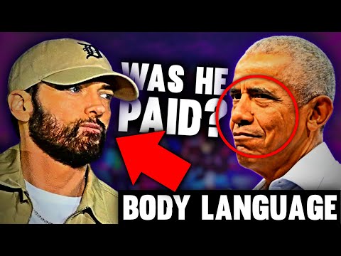 Body Language EXPERT Reacts To Eminem Introduces Obama At Kamala Rally