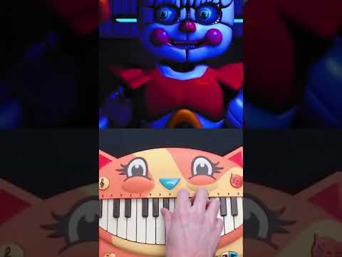 FRIDAY NIGHT FUNKIN VS FNAF MEMES ON A CAT PIANO (PART 13) #Shorts