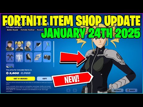 *NEW* KAIJU NO. 8 BUNDLE! Fortnite Item Shop [January 24th, 2025] (Fortnite Battle Royale)