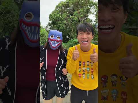 Peek-a-boo🫣👹🤪| Kem Chip Family #shorts