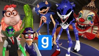 Pusimos mods de SONIC macabro, FNAF JACKIE & MAS en GARRY'S MOD: Las escondidas con AMIGOS!