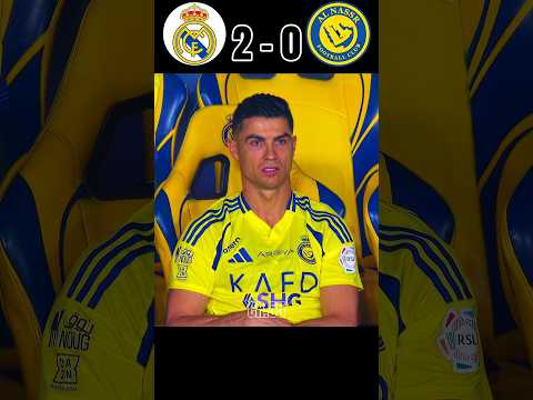 Real Madrid vs Al-nassr 🤯💥 Ronaldo come back 🥶 #football #ronaldo #shorts