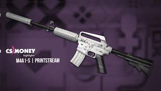 M4A1-S Printstream Gameplay