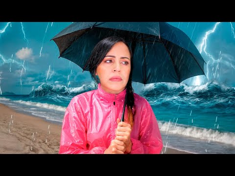 Que Mala Suerte! Vamos a la Playa y Empieza a Tronar 😱 Sandra Cires Vlog