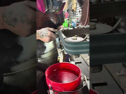 Bullet handles?! Why not.               #handmade #unique #knifeskills #carpenter #relaxing #resin #