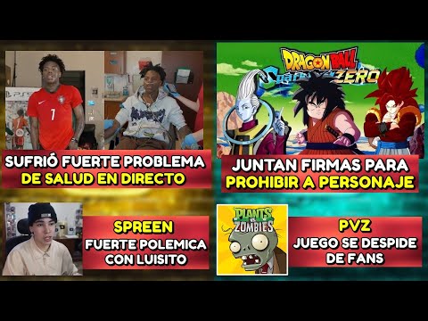 SPEED SUFRIÓ FUERTE PROBLEMA DE SALUD EN DIRECTO | POLEMICA POR PERSONAJE DE SPARKING ZERO | SPREEN