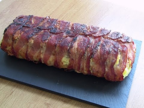 Pastel de carne y tortilla de patata