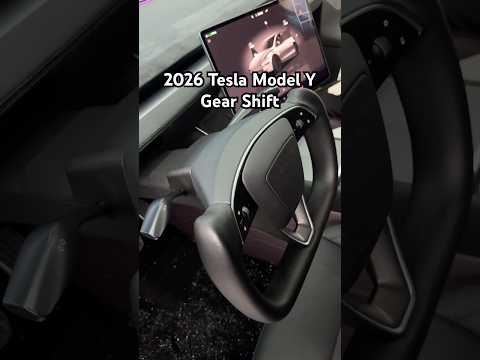 T House New Arrival! Gear Shift for 2026 Tesla Model Y(Juniper)Easy installation#teslaupgrades
