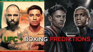 UFC Noche and Ryan Garcia vs Conor Benn Predictions 