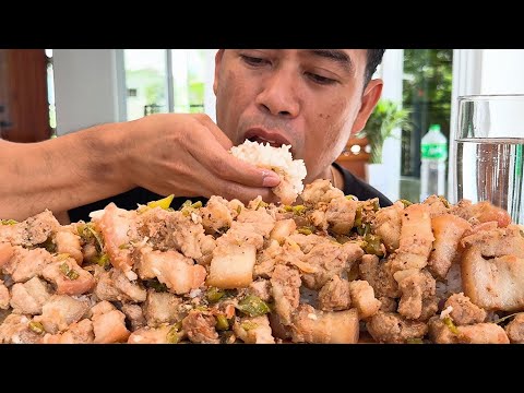 BICOL EXPRESS W/  TANGKAY NG KANGKONG + COOKING + RECIPE