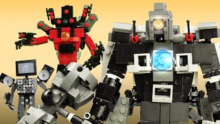 LEGO Mega Titan CameraMan ASMR Build Creation Stop-Motion!!!