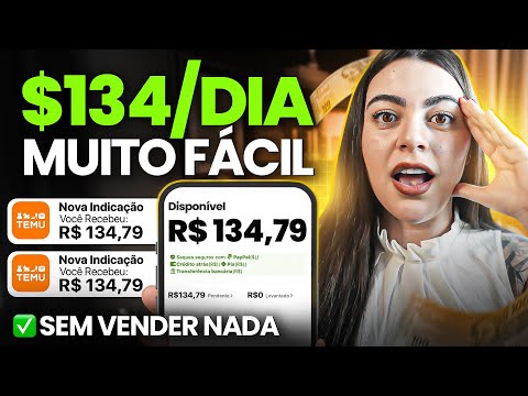 Como ganhar $134/dia SEM VENDER NADA e DE GRAÇA (Dinheiro online)