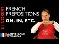 French Prepositions and Sentence Structure
