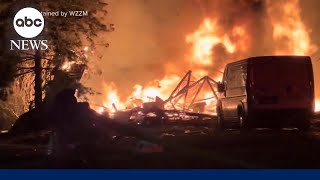 YouTube video thumbnail: Deadly Home Explosion in Michigan was Murder-Suicide Attempt, Investigators say