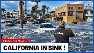 Hurricane Marie sparks mass flooding in Seal Beach in California ! Southern California High Surf