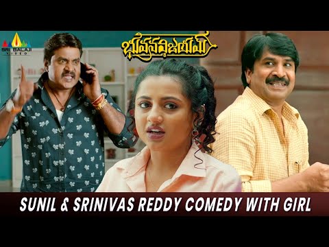 Sunil & Srinivas Reddy Comedy with Girl | Bhuvana Vijayam | Dhanraj | 2024 New South Movie Scenes