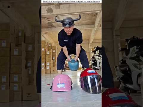 The strongest helmet in Bangladesh 😱