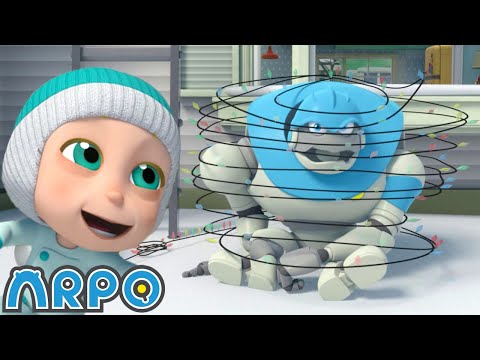 Las luces de Navidad brillan tan fuerte | El Robot ARPO🤖 Caricaturas y dibujos animados para niños