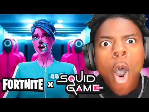 iShowSpeed Plays Fortnite Squid Games!