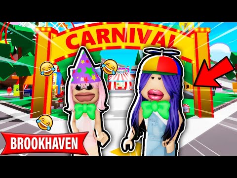 🤡AS PALHAÇAS VISITARAM O CIRCO DO BROOKHAVEN - Roblox