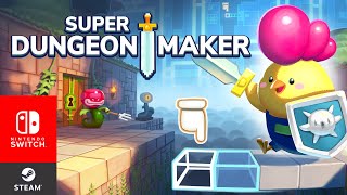 2D adventure pixel art dungeon editor Super Dungeon Maker launches May 3 for Switch, PC
