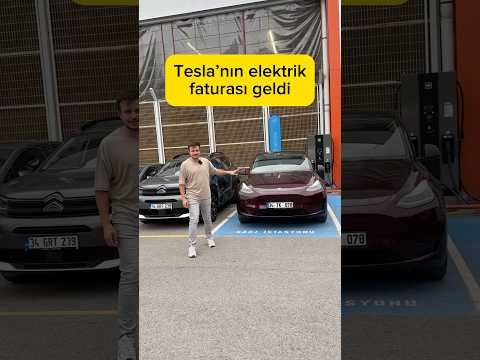 Tesla’mın İlk Elektrik Faturası Geldi? Bakalım ne kadar elektrik harcamışız!