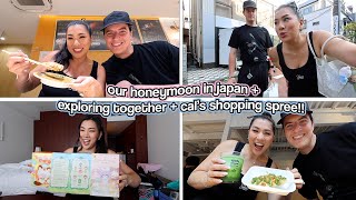 OUR HONEYMOON IN JAPAN!! Exploring Together + Cal's Shopping Spree!