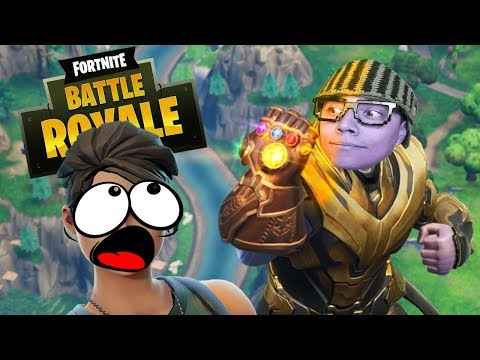 VIREI O THANOS E MOSTREI O FIM PARA O FORTNITE