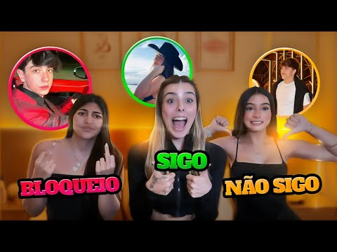 SIGO, NÃO SIGO E BLOQUEIO MAIS POLÊMICO DA INTERNET!