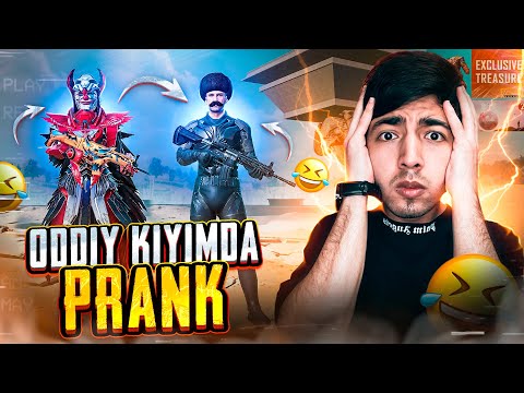 ODDIY KIYIMIDA PRANK 😂 ODAMLARNI SINAYMIZ - PUBG MOBILE!!!