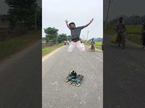 Jaw-Dropping Inline SkatingTricks Everyone Should Try!😲♥️#skating#inlineskating#roadskating#shorts