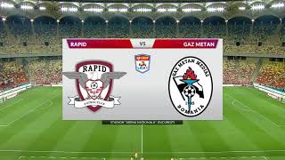 REZUMAT FC Rapid București 1-2  Gaz Metan Mediaș
