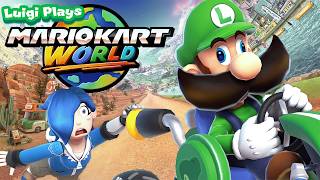 Luigi Plays: MARIO KART WORLDDD