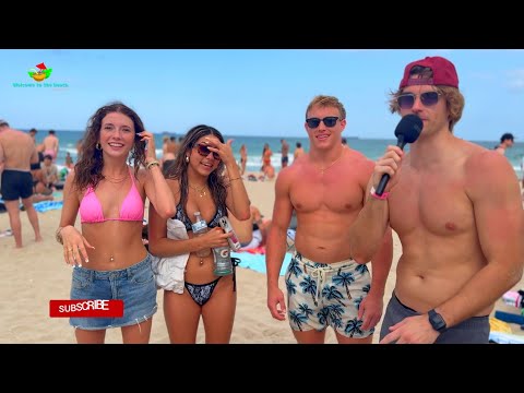 ZACH Interviewed Izzy, Maddie, and Brad on the beach